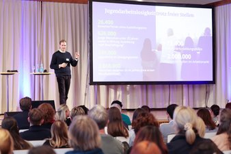 Jan Boskamp_Saal Jan Boskamp_Saal_Jahrestagung24, Foto: Markus Lutz - SCHULEWIRTSCHAFT Saarland