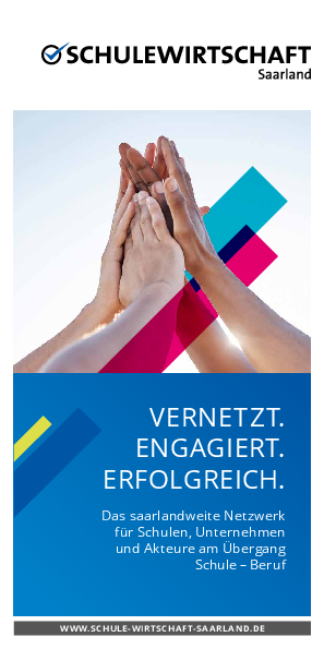 Flyer SCHULEWIRTSCHAFT Saarland