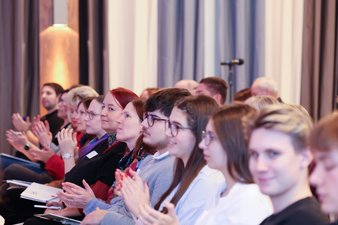 LSV Saar - Publikum im Saal LSV Saar - Publikum im Saal -Jahrestagung24, Foto: Markus Lutz - SCHULEWIRTSCHAFT Saarland
