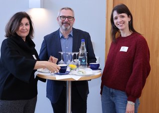 Akteure im Foyer - Matthias Kafitz Akteure im Foyer Jahrestagung 2024 Foto: Markus Lutz