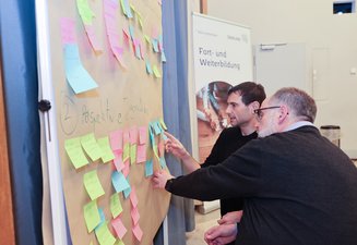 Workshop mit Christian Brunco und Andreas Heinrich Workshop mit Christian Brunco und Andreas Heinrich-Jahrestagung24, Foto: Markus Lutz - SCHULEWIRTSCHAFT Saarland