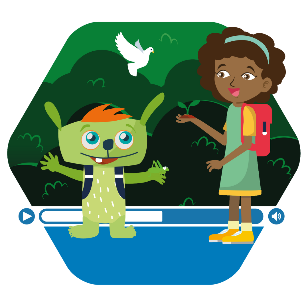 Lilu und Alina - Icon "Vorbild Natur"